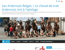 Tablet Screenshot of lesardennaisbelges.org